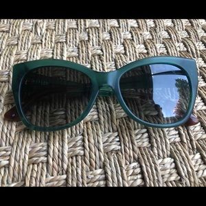 Autry Emerald Crystal Sunglasses.